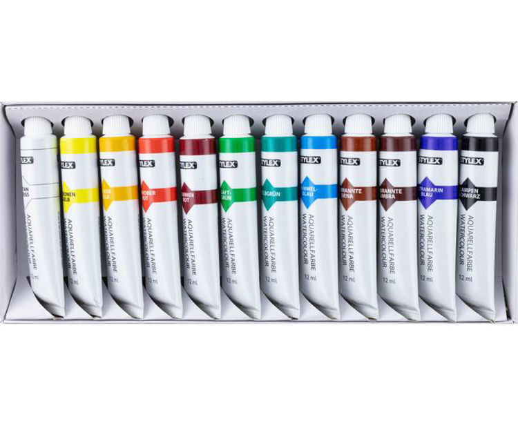Picture of 6502-Watercolours, 12 tubes 12 ml